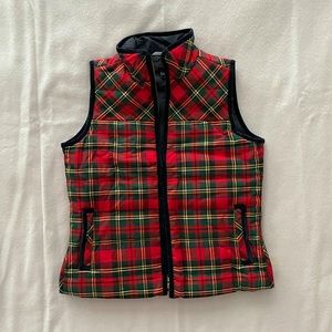 J Crew Plaid Vest